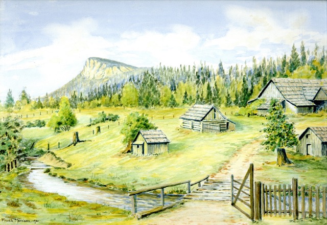 Akerman Barnyard in Burgoyne Valley